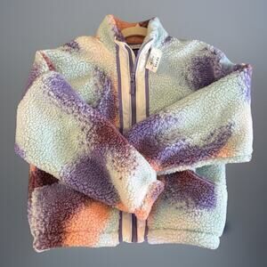 DSG Full Zip Cozy Girls Fleece Jacket Size M (10-12)